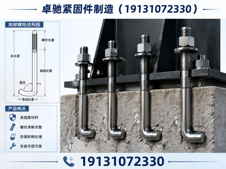 邯郸经济技术开发区地脚螺栓展示图