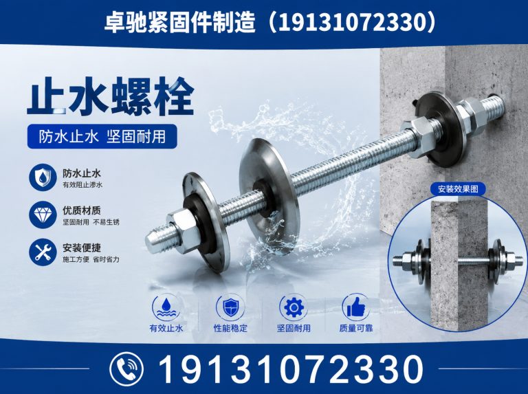 邯郸经济技术开发区止水螺栓展示图
